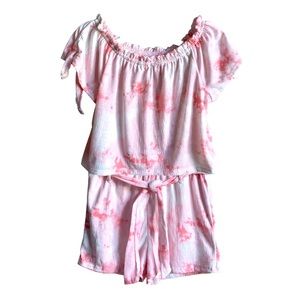 Love Squared Girl’s Tie Dye Matching Set